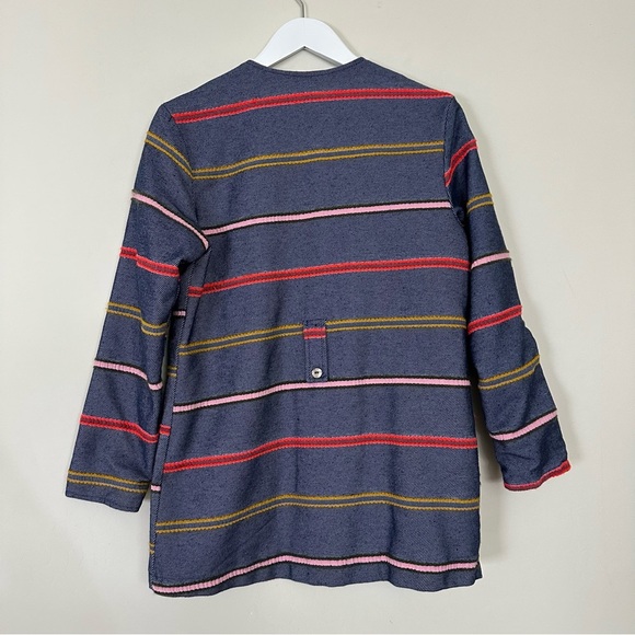Anthropologie DOLAN Collection Piccadilly Striped Coat - Picture 8 of 11